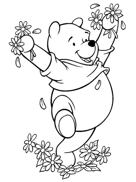 These pooh pictures to color are great for all age children. Poo Bear Coloring Pages Coloring Pages