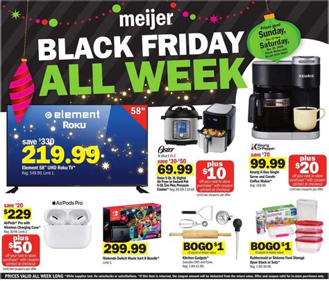 Meijer Black Friday 2021 Ad - Savings.com