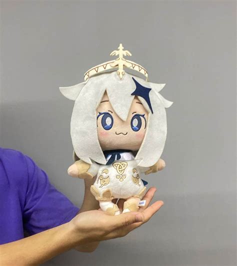 Anime Game Plushies Genshin Impact Paimon Cute Soft Plush Doll Etsy