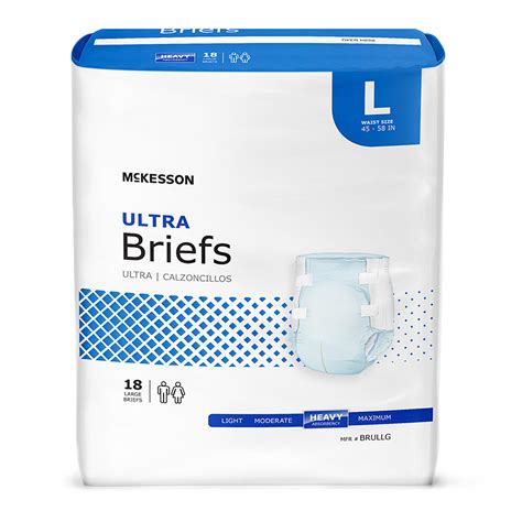 mckesson ultra heavy absorbency incontinence briefs comfort fresh llc