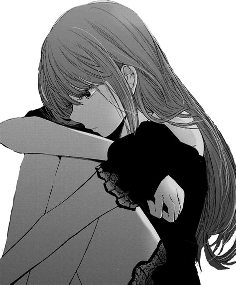 Anime Manga Girl Sad Sticker By Xxmixaixx