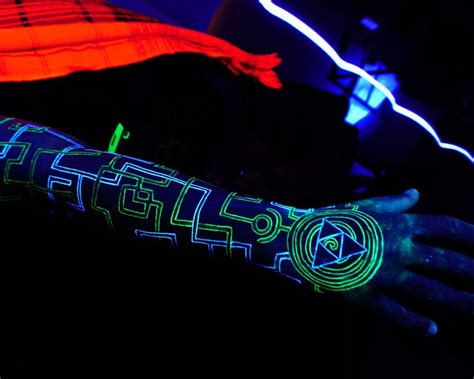 35 Awesome Uv Tattoo Ideas Gorgeously Glowing Body Art