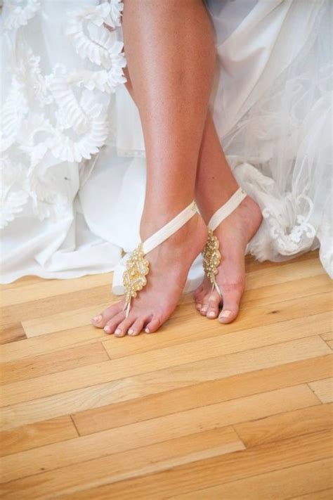 54 Cool Beach And Barefoot Wedding Sandals Ideas Weddingomania