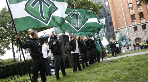 Swedish Neo Nazis Disrupt Exhibition Of Holocaust Survivors Portraits The Times Of Israel