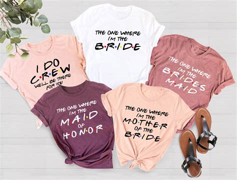 Friends Bachelorette Party Shirts Im The Bride Shirt I Etsy