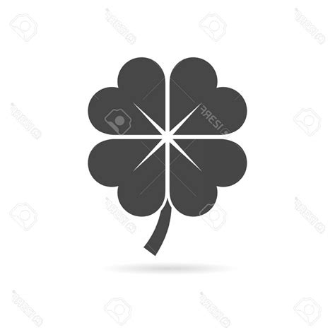 4 Leaf Clover Vector At Getdrawings Free Download