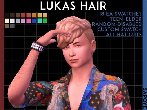 Mesh Edit Of Get To Work Hair Found In Tsr Category Sims 4 Male