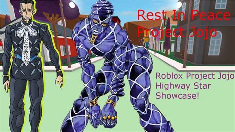 Roblox Project Jojo Highway Star Showcase Youtube