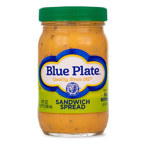 Blue Plate Sandwich Spread 8 oz - Reily Products