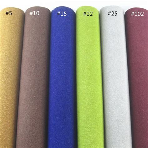 Buy 30cm X 134cm Suede Leather Fabric Pu Leather