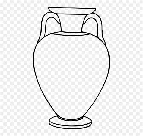 Clay Jar Clipart 4 By Reginald Greek Vase Outline Free Transparent