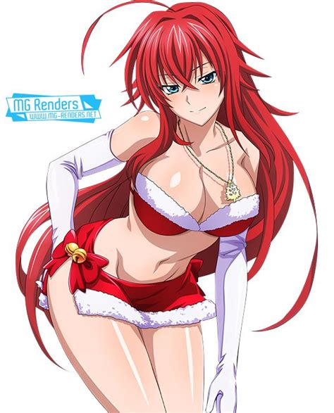 High School Dxd Rias Gremory Render 116 Bikini Christmas High