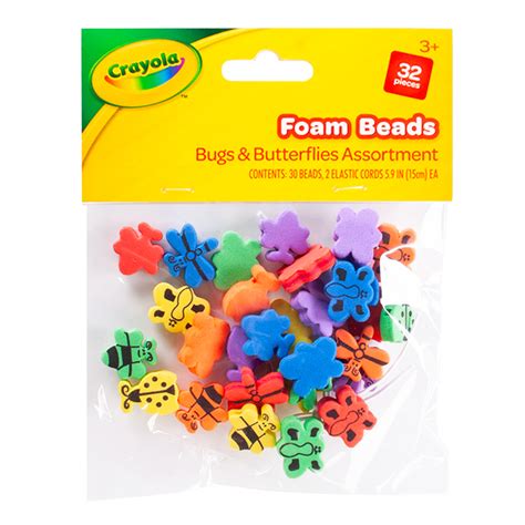 Crayola Cute Bugs Foam Beads Craft Kit Kids Stuff For Less