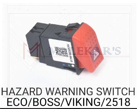 Plastic Hazard Warning Switch For Auto Industry Voltage Vdc At