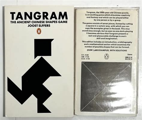Tangram Ancient Chinese Shapes Game By Joost Elffers 1981 Pb W Set