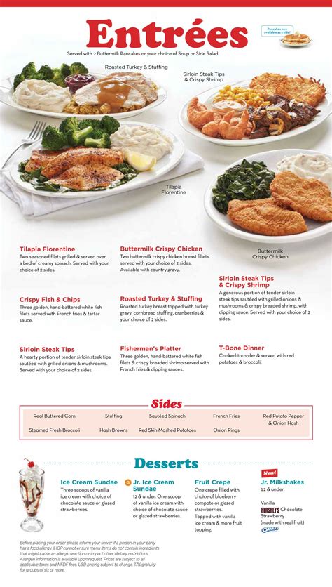 Ihop Printable Menu With Prices