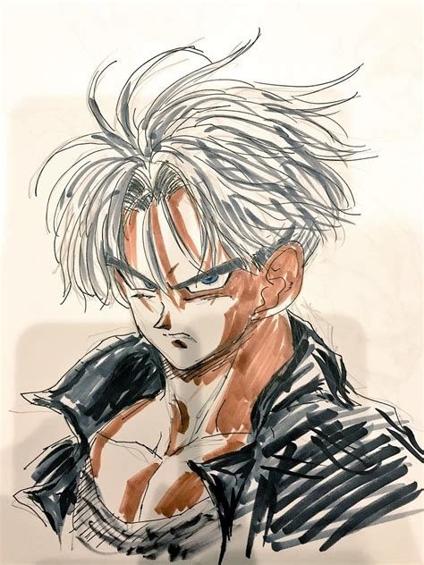 Anime Character Drawing Character Art Character Design Trunks And