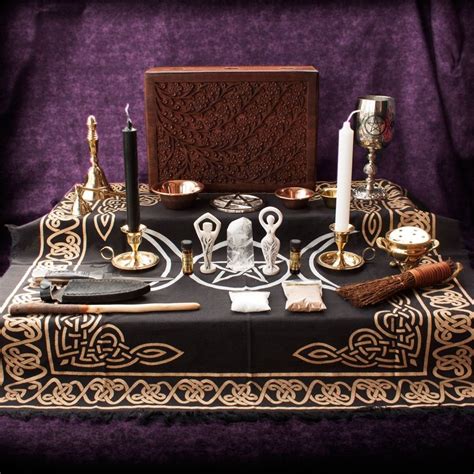 Divine Wiccan Altar Set Wiccan Altar Witches Altar Witchcraft Altar