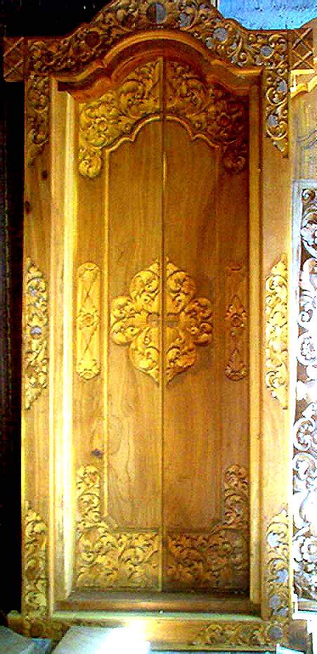 Pintu Ukir Bali Balinese Carving Door Warunk Arsitektur Online