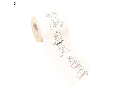 1 Roll Romantic Sex Pattern Toilet Paper Creative Ultra Solt Paper