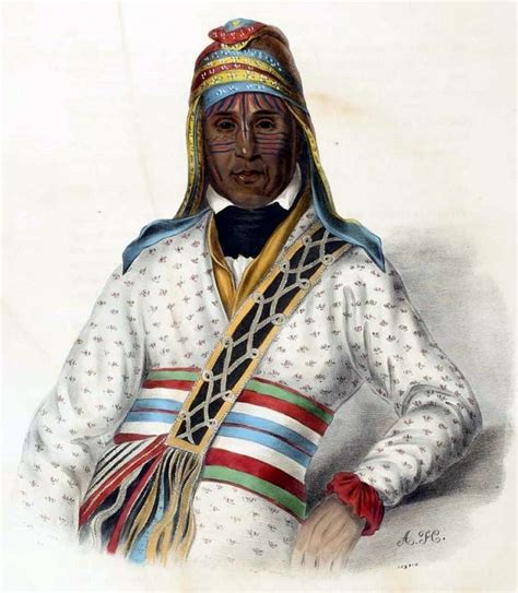 Yoholo Micco A Creek Chief From History Of The Indian Tribes Of North