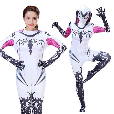 Ghost Spider Costume Step Into The Marvel Universe With Ghost Spider