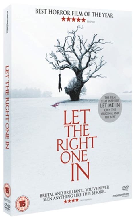 Let The Right One In Dvd Free Shipping Over £20 Hmv Store
