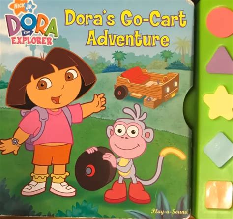 DORAS GO CART ADVENTURE Nick Jr Dora The Explorer Board Book GOOD