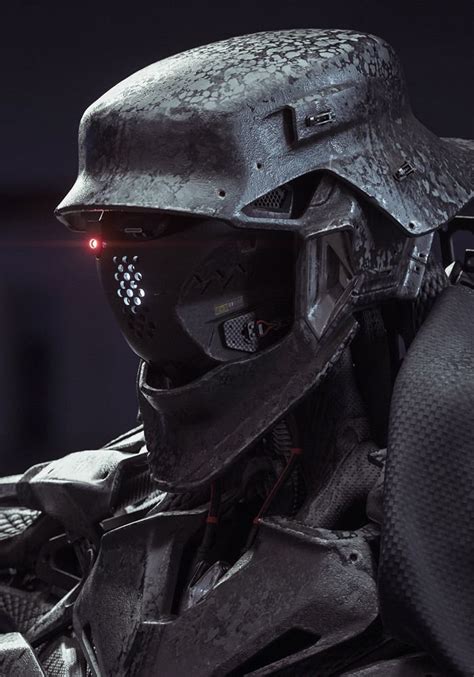 Gladiator Terminator Droid Futuristic Dark Rusted Scifi Science