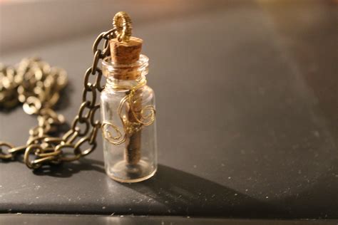 Vial And Scroll Necklace · How To Make A Vial · Jewelry On Cut Out Keep