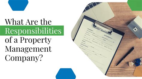 Responsibilities Of A Property Management Company