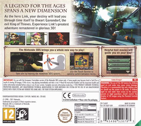 The Legend Of Zelda Ocarina Of Time 3d Images Launchbox Games Database