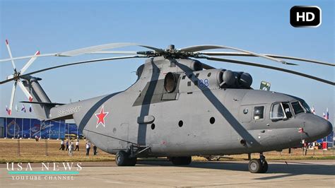 Worlds Largest And Most Powerful Helicopter Russias Mil Mi 26 Youtube