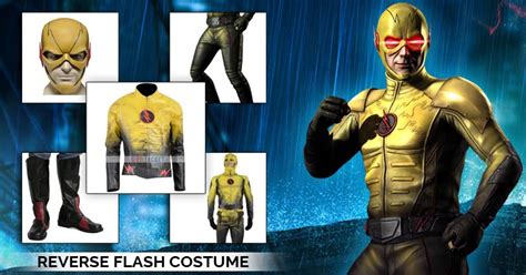 Reverse Flash Eobard Thawne Costume Usa Jacket