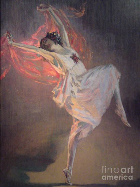 Ballerina Anna Pavlova 1881 1931 Drawing By Heritage Images Fine Art