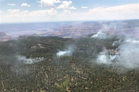 Grand Canyon Fire Closes Road Trails On North Rim Las Vegas Review