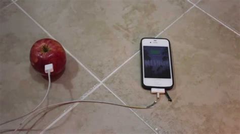 Maybe it can it the the phone is typically recognized by the computer as an accessory, with the proper driver installed on the computer. How To Charge Your iPhone With An APPLE (Fruit) - YouTube