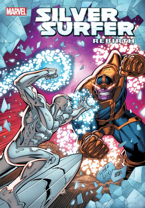 Thanos And Silver Surfer Battle Ahead Of Marvel Team Up In New Cover