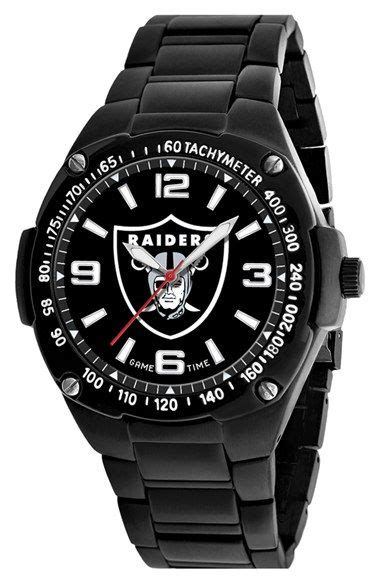 Game Time Watches Nfl Gladiator Oakland Raiders Bracelet Watch