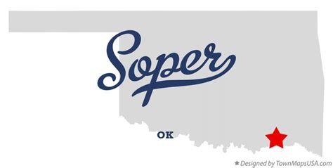Map Of Soper Ok Oklahoma