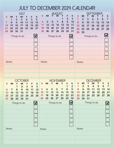 July December 2023 Printable Calendar Pelajaran