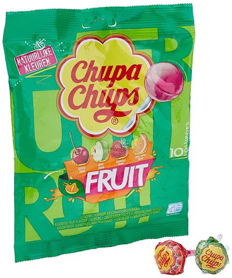 Chupa Chups Fruit Lollipops 120g Grocery And Gourmet Foods