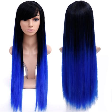 We have the largest collection of wigs sale which are including human hair wigs, synthetic wigs, lace front wigs, lace wigs, african american wigs, celebrity wigs, and u part. 28'' Long Ombre Colored Wigs Cheap Long Synthetic Wigs For ...