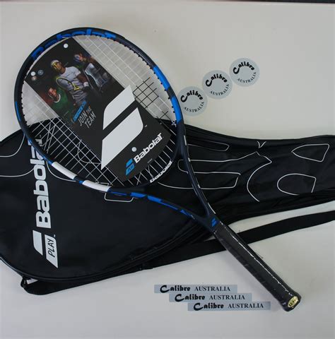babolat tennis racquet evoke 105 grip 3 4 3 8 with bag strung blue calibre australia