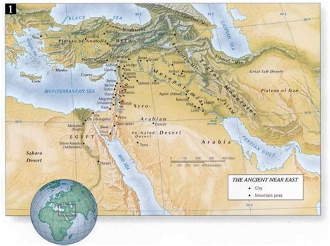 Biblical Maps Of The Middle East Washington State Map