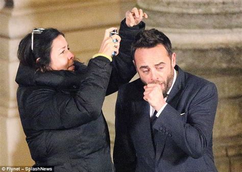 We did not find results for: Ant McPartlin puffs on a cigarette as he films with Dec ...