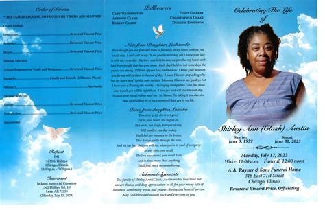 Shirley Ann Clash Austin Obituary | AA Rayner and Sons Funeral Homes