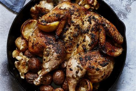 Spatchcock chicken (sometimes called butterflied chicken) is an easy way to make a whole roast chicken in no time at all! Lemon Roasted Spatchcock Chicken