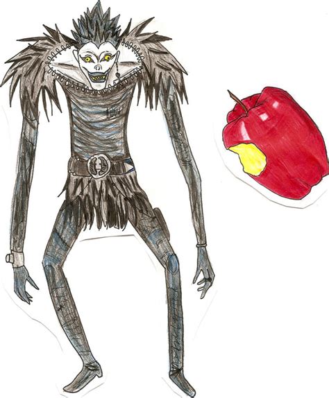 Ryuk And An Apple By Julizkuukkeli On Deviantart
