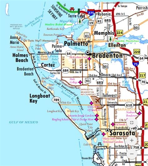 Printable Map Of Florida Cities And Towns